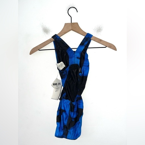 SPEEDO Racing Blue and Black NWT Bathing Suit Size 26 - Picture 5 of 5